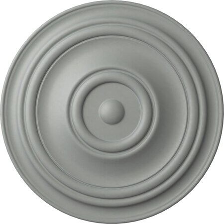 Ekena Millwork Traditional Ceiling Medallion (Fits Canopies up to 8 1/4"), 31 1/2"OD x 2 1/2"P, Primed White CM31TR